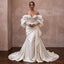 Off - the - Shoulder Wedding Dresses with Organza Sleeves - Apparel & Accessories > Clothing > Wedding & Bridal Party Dresses > Wedding Dresses - Mignonette Bridal