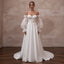 Off - the - Shoulder Wedding Dresses with Organza Sleeves - Apparel & Accessories > Clothing > Wedding & Bridal Party Dresses > Wedding Dresses - Mignonette