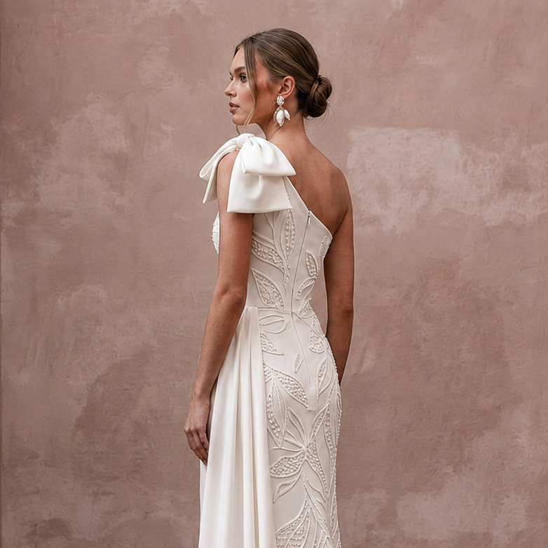 One Shoulder Wedding Dresses with Fashion-Forward Style