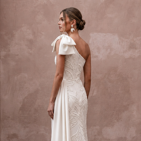 One Shoulder Wedding Dresses with Fashion-Forward Style
