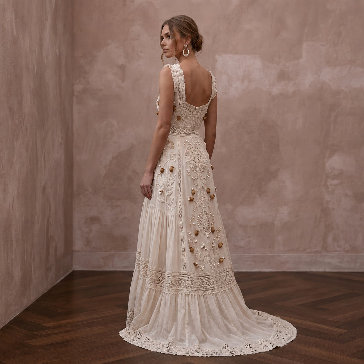 Organic Cotton Wedding Dresses with Natural Bridal Beauty Secondary image
