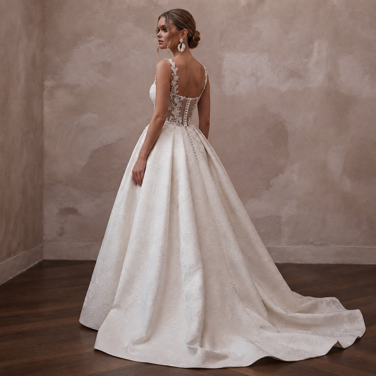 Overskirt Wedding Dresses with Elegant Two - Look Designs - Apparel & Accessories > Clothing > Wedding & Bridal Party Dresses > Wedding Dresses - Mignonette