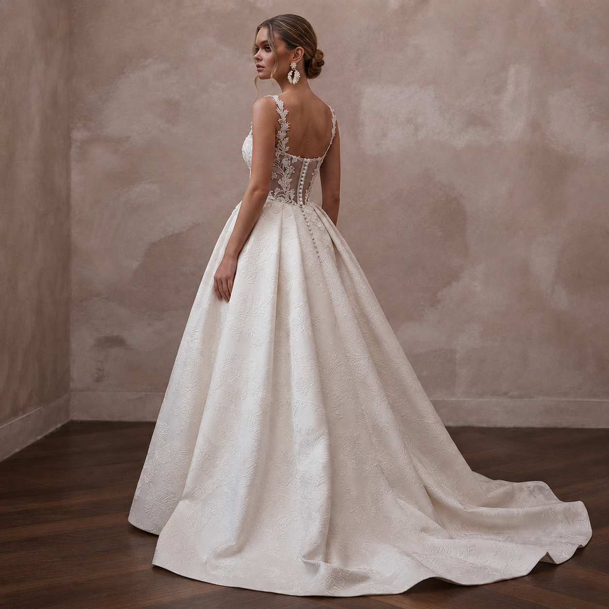 Overskirt Wedding Dresses with Elegant Two-Look Designs Secondary image