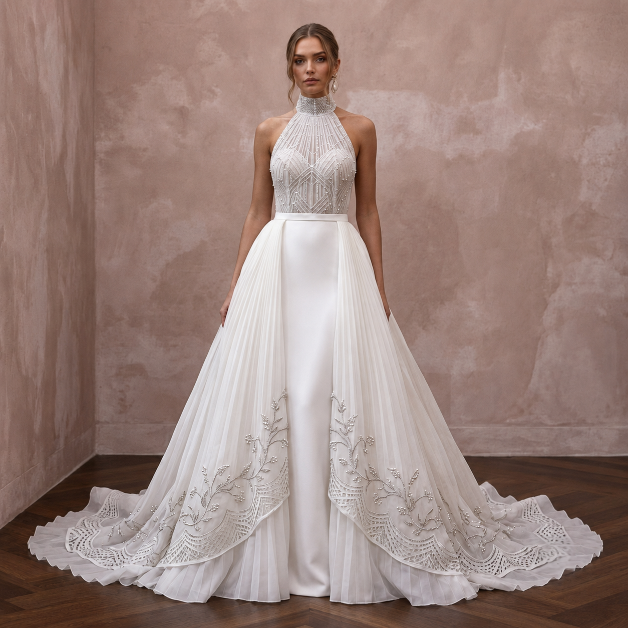 Overskirt Wedding Dresses with Elegant Two-in-One Designs Main image