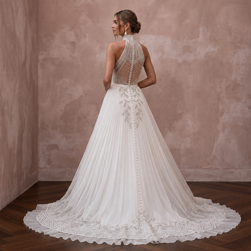 Overskirt Wedding Dresses with Elegant Two - in - One Designs - Apparel & Accessories > Clothing > Wedding & Bridal Party Dresses > Wedding Dresses - Mignonette Bridal