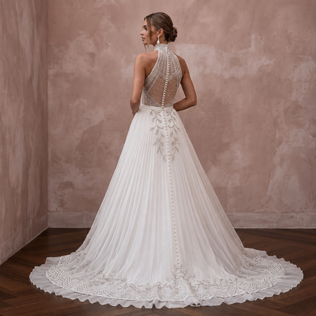 Overskirt Wedding Dresses with Elegant Two - in - One Designs - Apparel & Accessories > Clothing > Wedding & Bridal Party Dresses > Wedding Dresses - Mignonette Bridal