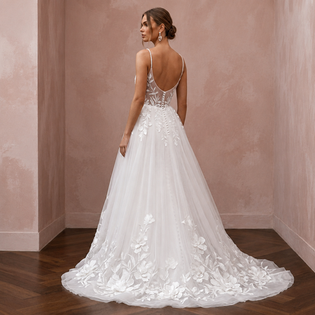 Overskirt Wedding Dresses with Two-in-One Bridal Looks