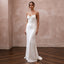 Pared - Back Ivory Charmeuse Cowl Neck Slip for Engagement Party - Apparel & Accessories > Clothing > Wedding & Bridal Party Dresses > Wedding Dresses - Mignonette Bridal