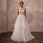 Pastel Rainbow Embroidered Tulle Dress for Pride Vow Renewal - Apparel & Accessories > Clothing > Wedding & Bridal Party Dresses > Wedding Dresses - Mignonette Bridal