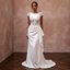 Pearl White Wedding Dresses with Elegant Satin Finish