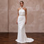 Petite Ivory Matte Jersey Draped Halter Neck Destination Bridal Gown - Apparel & Accessories > Clothing > Wedding & Bridal Party Dresses > Wedding Dresses - Mignonette Bridal