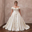Plus Size Ivory Duchess Satin Drop Waist Grandmillennial Wedding Gown