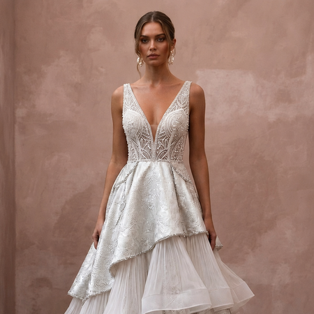 Premium Bridal Dresses with Luxurious Fabric Combinations