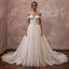 Princess Tulle A - Line Wedding Dress with Detachable Train - Apparel & Accessories > Clothing > Wedding & Bridal Party Dresses > Wedding Dresses - Mignonette Bridal