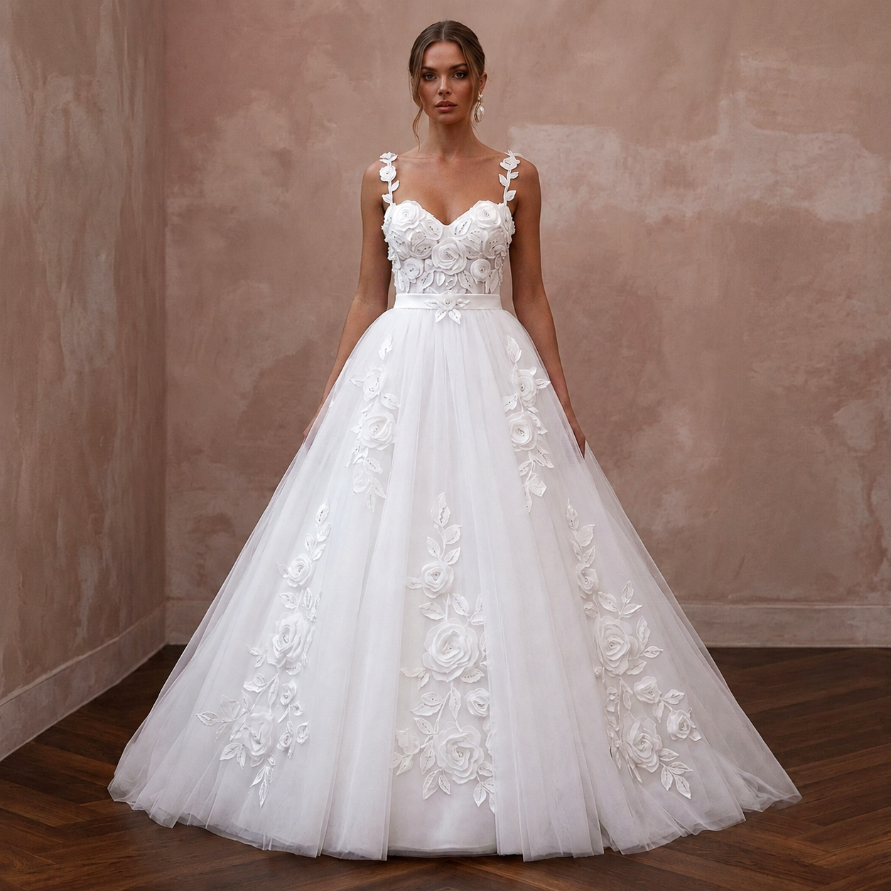 Pure White Wedding Dresses with Timeless Ball Gown Designs Main image