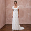 Regency-Era White Muslin Empire Bridal Dress for Garden Party