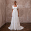 Regency - Era White Muslin Empire Dress for Garden Party - Apparel & Accessories > Clothing > Wedding & Bridal Party Dresses > Wedding Dresses - Mignonette Bridal