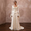 Renaissance - Inspired Ivory Velvet & Lace Gown for Faire Wedding Reception - Apparel & Accessories > Clothing > Wedding & Bridal Party Dresses > Wedding Dresses - Mignonette Bridal