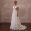 Romantic Chiffon Dress for an Intimate Courthouse Wedding - Apparel & Accessories > Clothing > Wedding & Bridal Party Dresses > Wedding Dresses - Mignonette Bridal