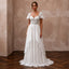 Romantic Chiffon Wedding Dress for a Destination Elopement - Apparel & Accessories > Clothing > Wedding & Bridal Party Dresses > Wedding Dresses - Mignonette Bridal