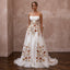 Romantic Organza Bridal Dress for an Autumn Reception