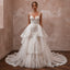Romantic Tulle Mermaid Wedding Dress with Detachable Train - Apparel & Accessories > Clothing > Wedding & Bridal Party Dresses > Wedding Dresses - Mignonette Bridal