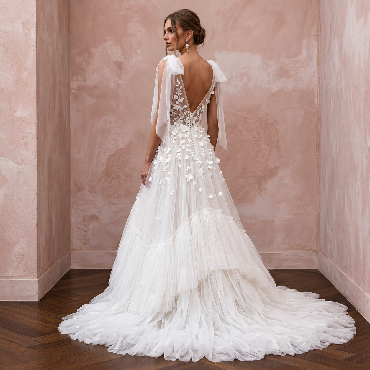 Romantic Tulle Wedding Dress for a Lakeside Ceremony Secondary image