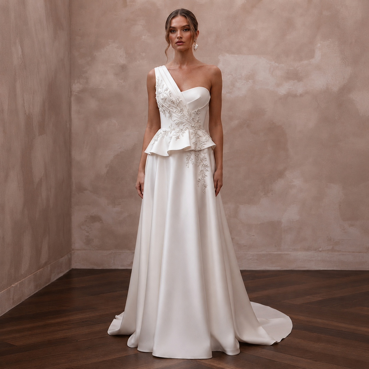 Satin Bridal Change Dress for the Wedding Reception Main image