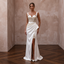 Satin Bridal Reception Dress with Corset Bodice - Apparel & Accessories > Clothing > Wedding & Bridal Party Dresses > Wedding Dresses - Mignonette Bridal