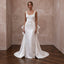 Scoop Neck Wedding Dresses with Soft Satin Finish - Apparel & Accessories > Clothing > Wedding & Bridal Party Dresses > Wedding Dresses - Mignonette