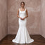 Sculptural Ivory Silk Mikado Trumpet Gown with Asymmetrical Bow Back - Apparel & Accessories > Clothing > Wedding & Bridal Party Dresses > Wedding Dresses - Mignonette Bridal