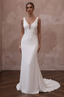 Sheath Wedding Dresses with Sleek Silk Crepe Designs