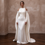Sheath Wedding Dresses with Soft Satin Finish