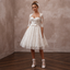 Short Lace Wedding Dresses with Playful Elegance