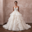 Silk Organza Ball Gown Wedding Dresses with Elegant Layers
