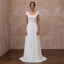Simple Chiffon Bridal Dress for a Courthouse Wedding