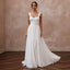 Simple Chiffon Bridal Gown for a Small Beach Wedding - Apparel & Accessories > Clothing > Wedding & Bridal Party Dresses > Wedding Dresses - Mignonette Bridal