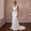Simple Crepe Wedding Gown for a Mountain Elopement