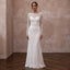 Simple Lace Wedding Dress for a Civil Wedding