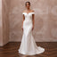 Simple Satin Trumpet Wedding Dress for a Civil Wedding - Apparel & Accessories > Clothing > Wedding & Bridal Party Dresses > Wedding Dresses - Mignonette Bridal