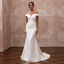 Simple Satin Trumpet Wedding Dress for a Civil Wedding - Apparel & Accessories > Clothing > Wedding & Bridal Party Dresses > Wedding Dresses - Mignonette Bridal