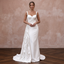 Simple Satin Wedding Dress for a Contemporary Wedding