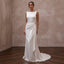 Simple Satin Wedding Dress for a Small Beach Ceremony - Apparel & Accessories > Clothing > Wedding & Bridal Party Dresses > Wedding Dresses - Mignonette Bridal