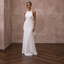 Simple White Linen Halter Dress for Post-Wedding Beach Brunch
