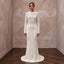 Soft Ivory Angora Blend Sweater Wedding Dress for Post-Wedding Cabin