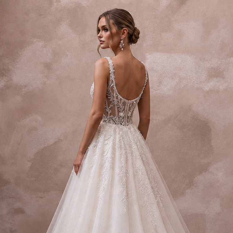 Soft Tulle Wedding Dresses with Princess-Inspired Style