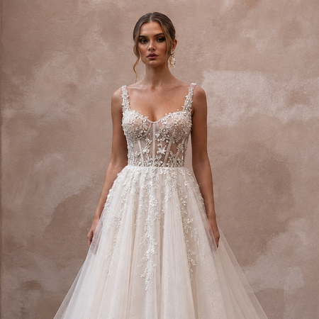 Soft Tulle Wedding Dresses with Princess-Inspired Style