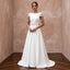Sophisticated A-Line Bridal Dress for a Second Marriage