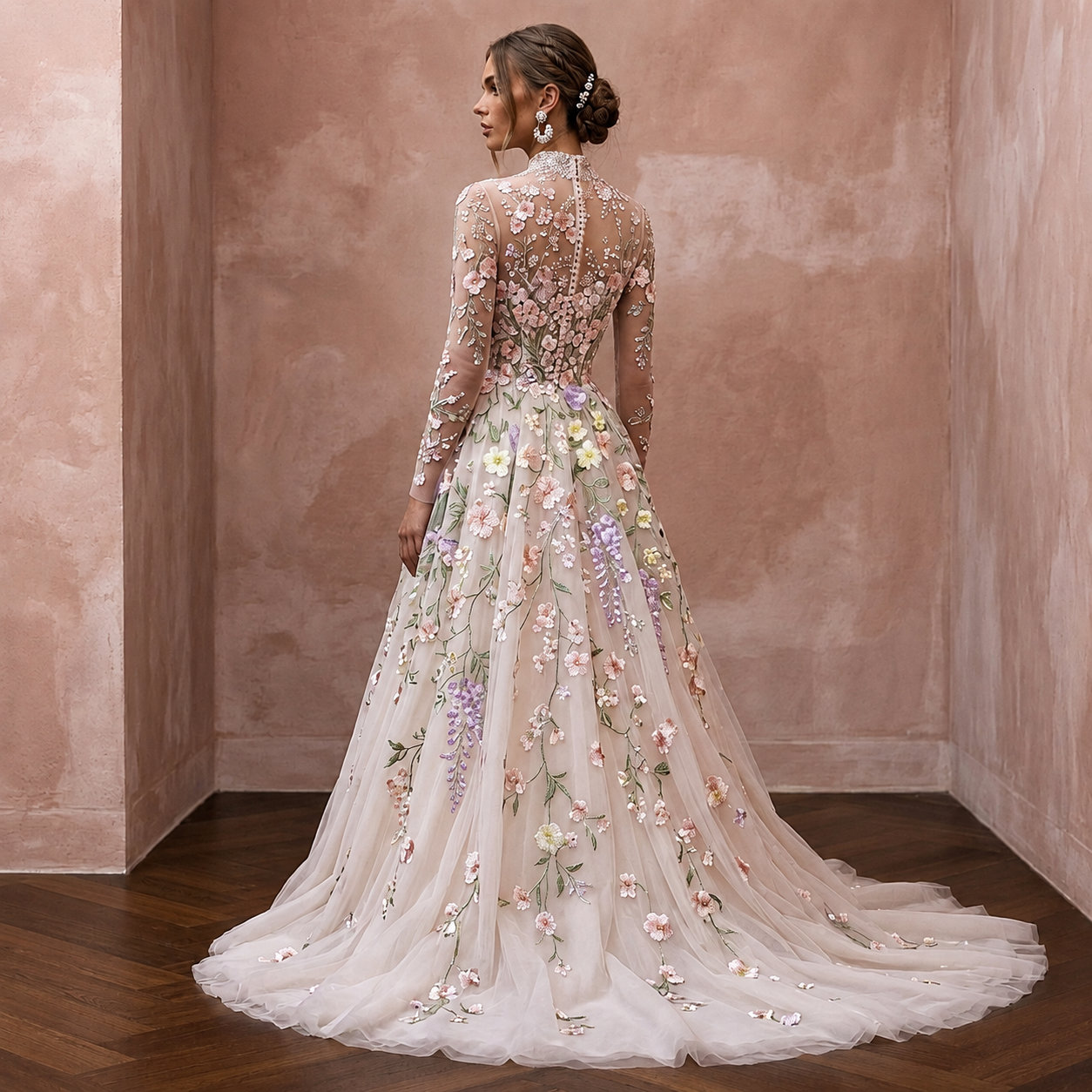 Spring Wedding Dresses with Bloom-Inspired Embroidery Secondary image