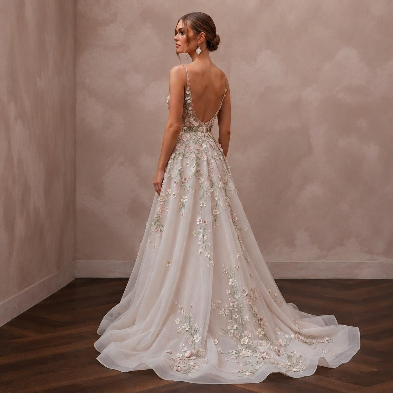 Spring Wedding Dresses with Bloom-Inspired Embroidery Secondary image